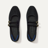 The ReVelvet™ Double Buckle Mary Jane - ReVelvet™ Black